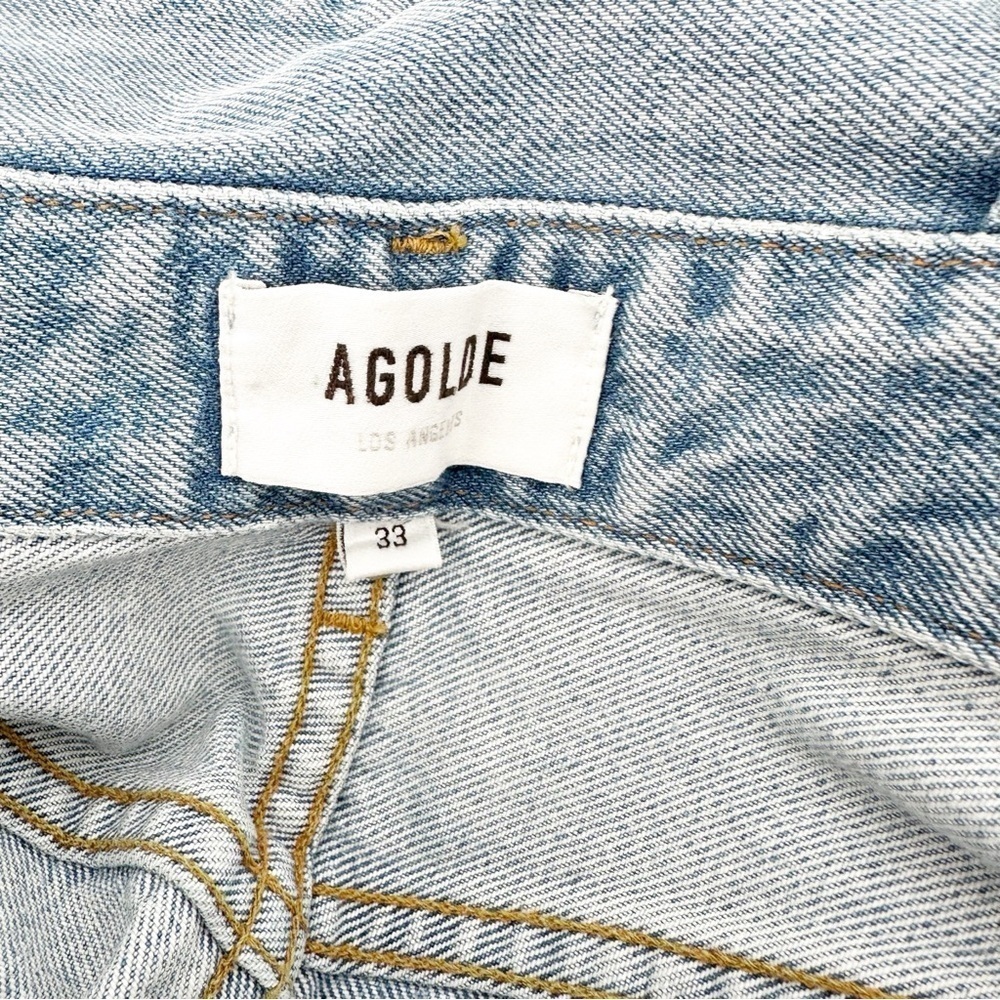 AGOLDE Lettuce Waistband Reworked High Rise Fitted 90s - Picture 4 of 7